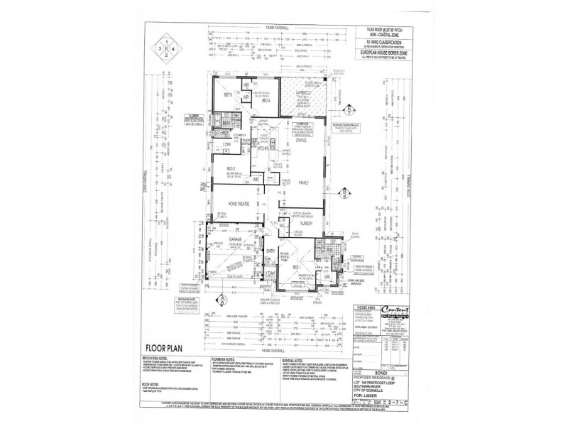 14 Pentecost Loop, Southern River WA 6110 Floorplan