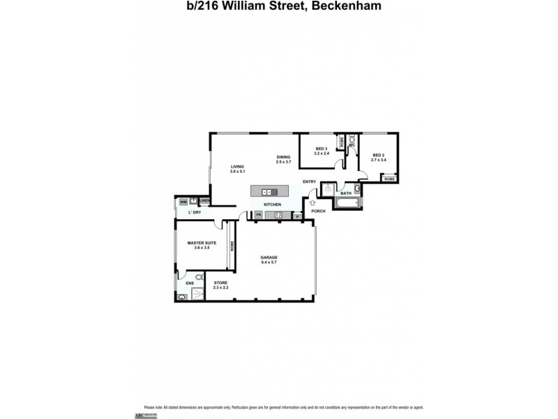 216b William Street, Beckenham WA 6107 Floorplan