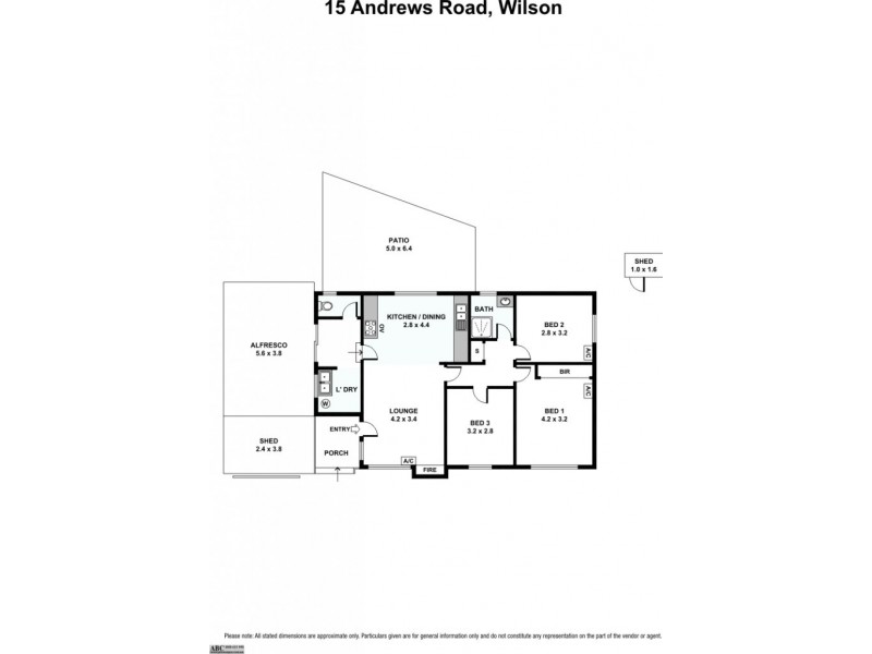 15 Andrews Road, Wilson WA 6107 Floorplan