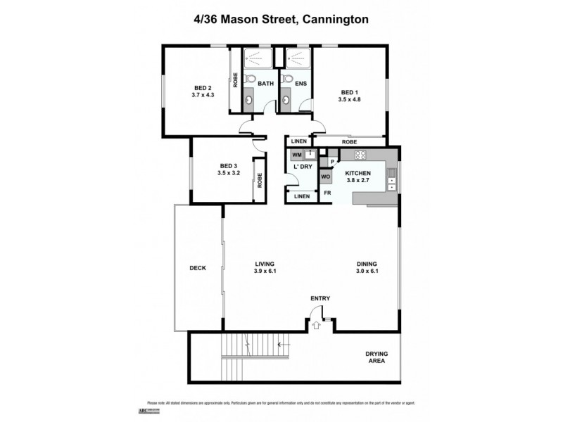 4/36 Mason Street, Cannington WA 6107 Floorplan