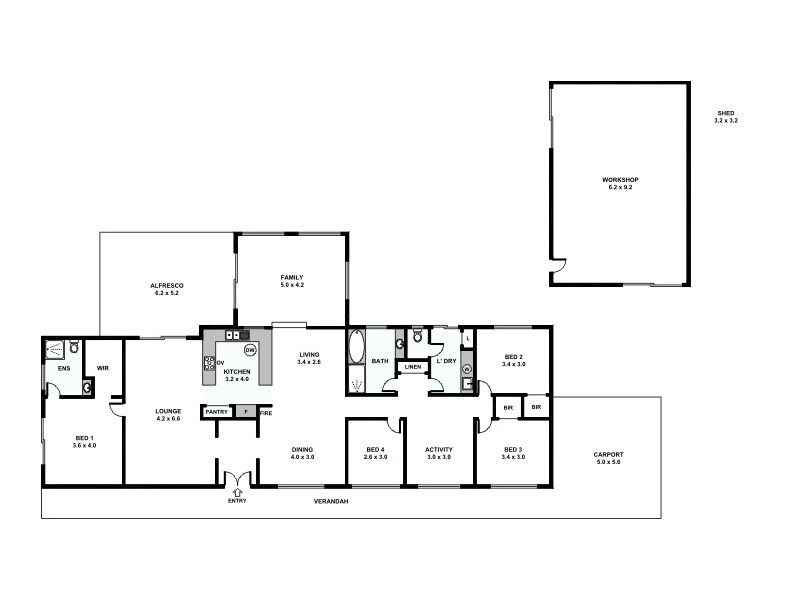 12 Burke Street, Mount Helena WA 6082 Floorplan