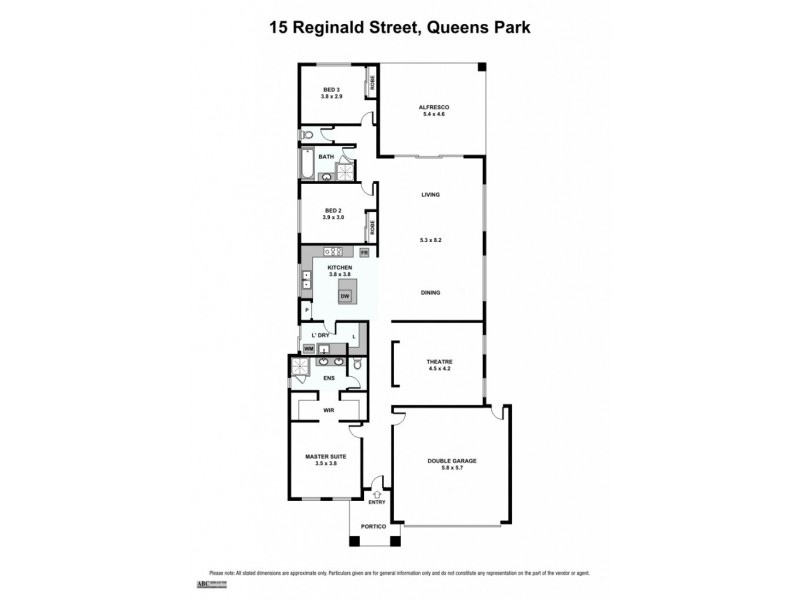 15 Reginald Street, Queens Park WA 6107 Floorplan