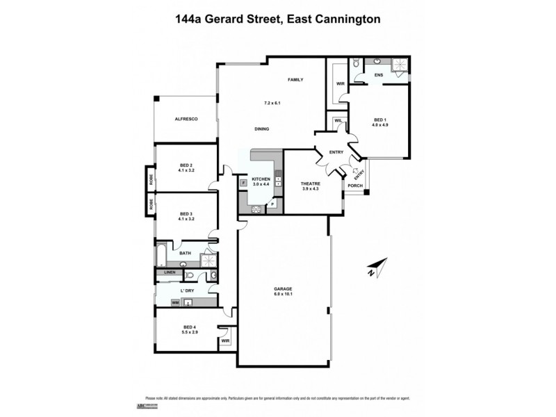 144a Gerard Street, East Cannington WA 6107 Floorplan