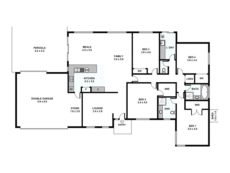 417a Belgravia Street, Cloverdale WA 6105 Floorplan