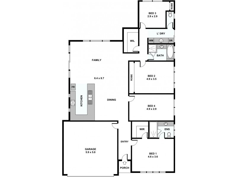 15 Gianatti Ramble, East Cannington WA 6107 Floorplan