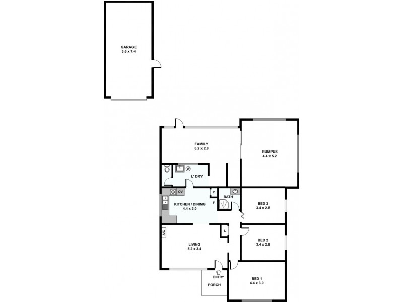 111 Winterfold Road, Coolbellup WA 6163 Floorplan