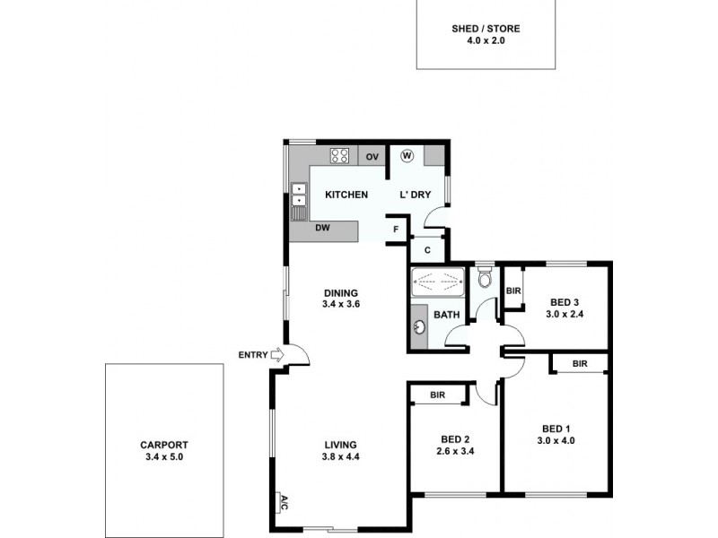 10 Tantini Close, Parkwood WA 6147 Floorplan