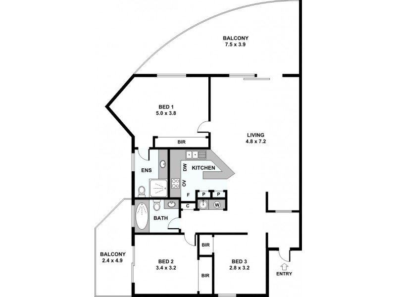7/47 Malcolm Street, West Perth WA 6005 Floorplan