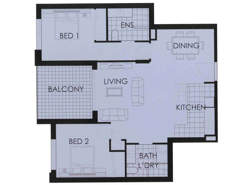 507/58 Grose Avenue, Cannington WA 6107 Floorplan