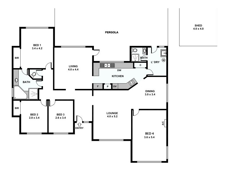 55 Gerard Street, East Cannington WA 6107 Floorplan