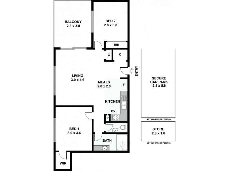 7/11 Debenham Street, Thornlie WA 6108 Floorplan