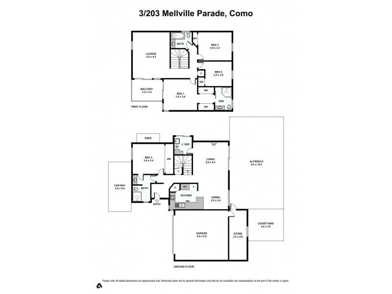 3/203 Melville Parade, Como WA 6152 Floorplan