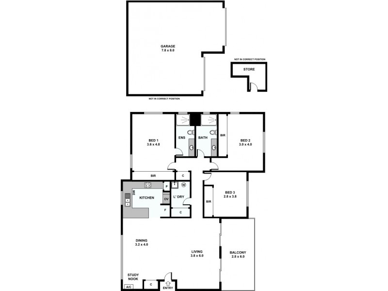 1/36 Mason Street, Cannington WA 6107 Floorplan