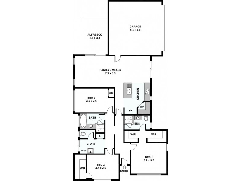 22 Liberation Street, Harrisdale WA 6112 Floorplan