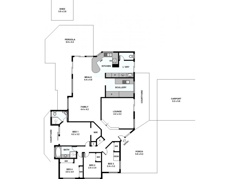 1 Pallas Place, Willetton WA 6155 Floorplan