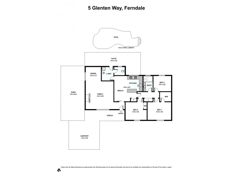 5 Glenten Way, Ferndale WA 6148 Floorplan