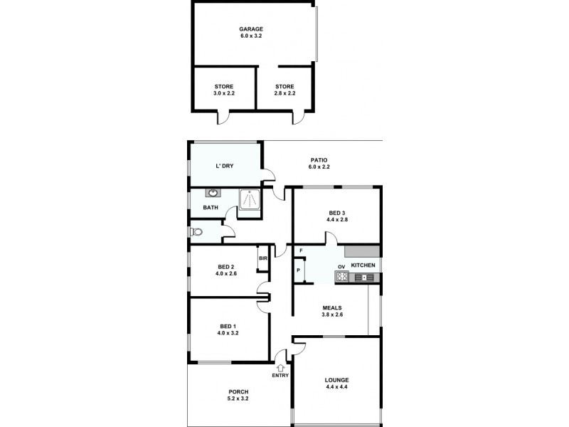 46 Renou Street, Queens Park WA 6107 Floorplan