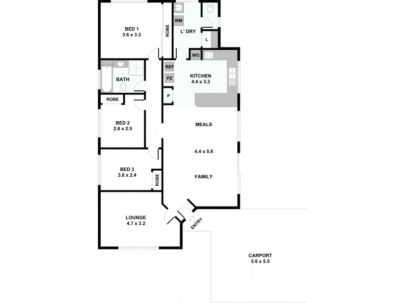 24 Beard Place, Queens Park WA 6107 Floorplan