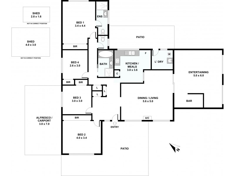 10 Leybourne Street, Thornlie WA 6108 Floorplan
