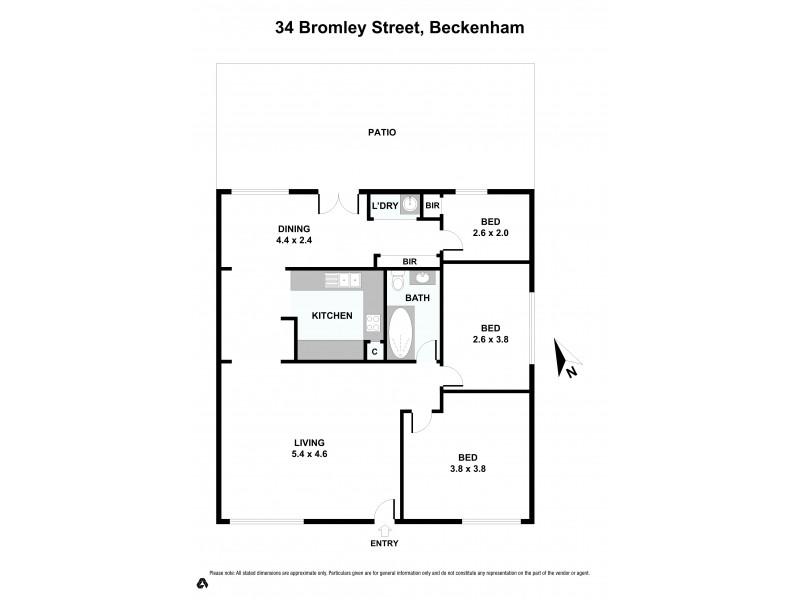 34 Bromley Street, Beckenham WA 6107 Floorplan