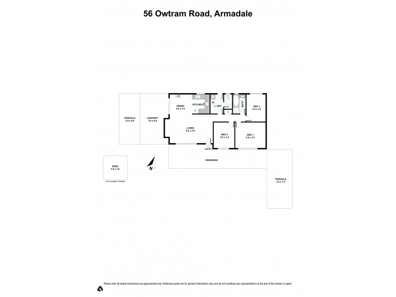 56 Owtram Road, Armadale WA 6112 Floorplan