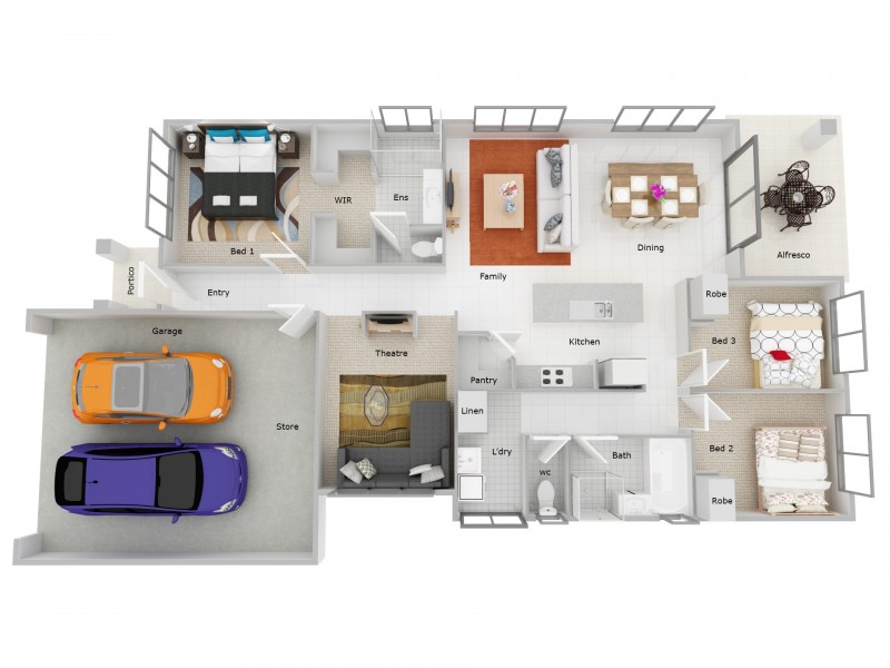 54 Kalari Drive, Wattle Grove WA 6107 Floorplan