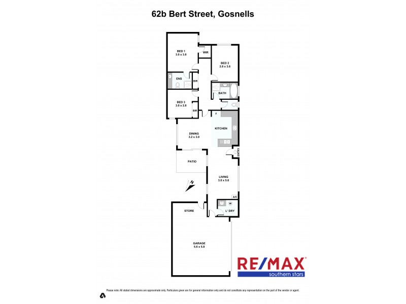 62b Bert Street, Gosnells WA 6110 Floorplan