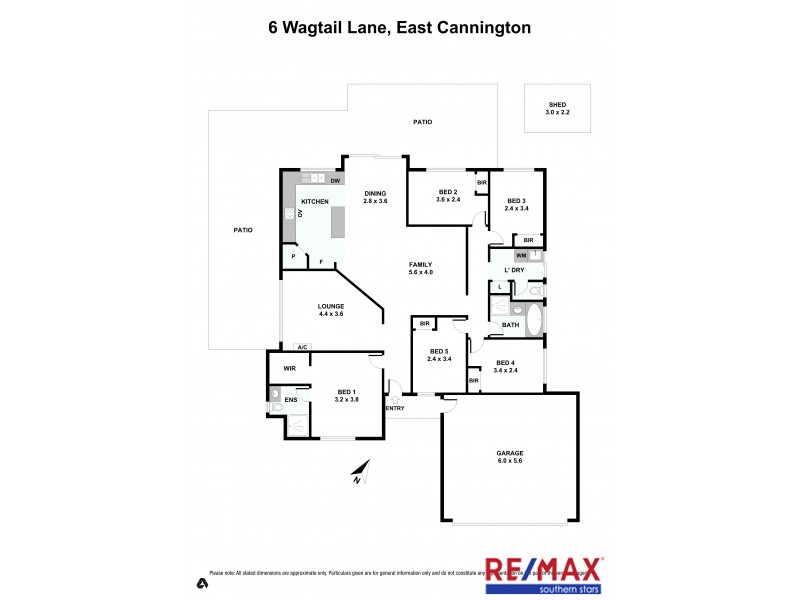 6 Wagtail Lane, East Cannington WA 6107 Floorplan