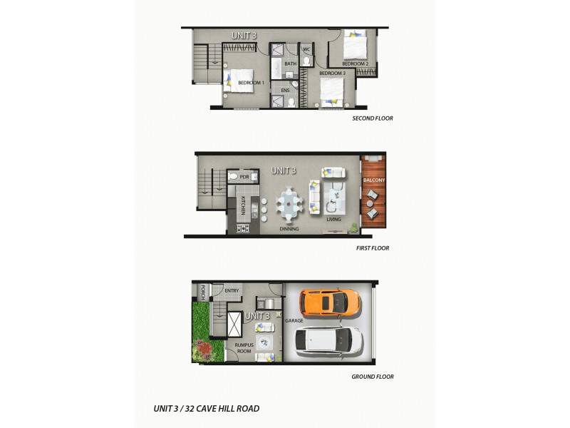 3/32 Cavehill Road, Lilydale VIC 3140 Floorplan