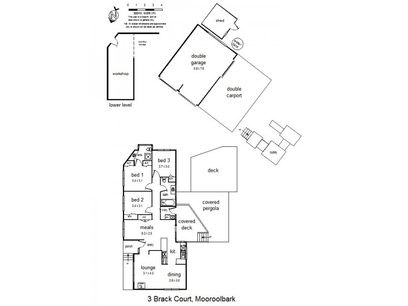 3 Brack Court, Mooroolbark VIC 3138 Floorplan
