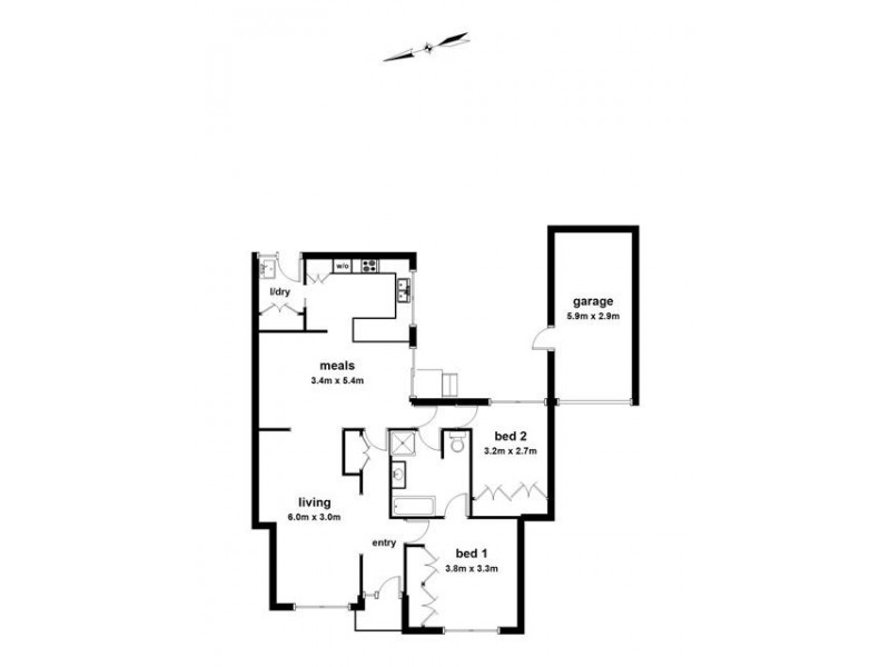 2/20 Kitchener Road, Croydon VIC 3136 Floorplan