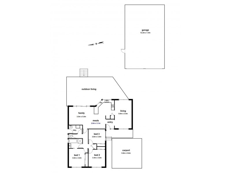 154 Manchester Road, Mooroolbark VIC 3138 Floorplan