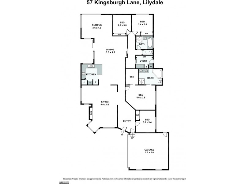 57 Kingsburgh Lane, Lilydale VIC 3140 Floorplan