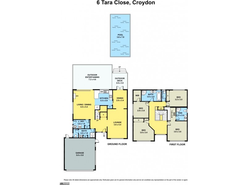 6 Tara Close, Croydon VIC 3136 Floorplan