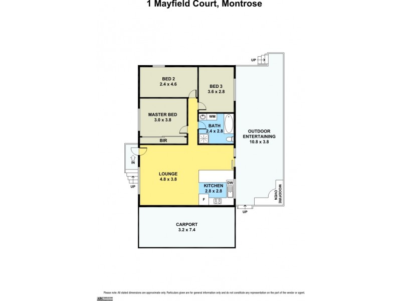 1 Mayfield Court, Montrose VIC 3765 Floorplan