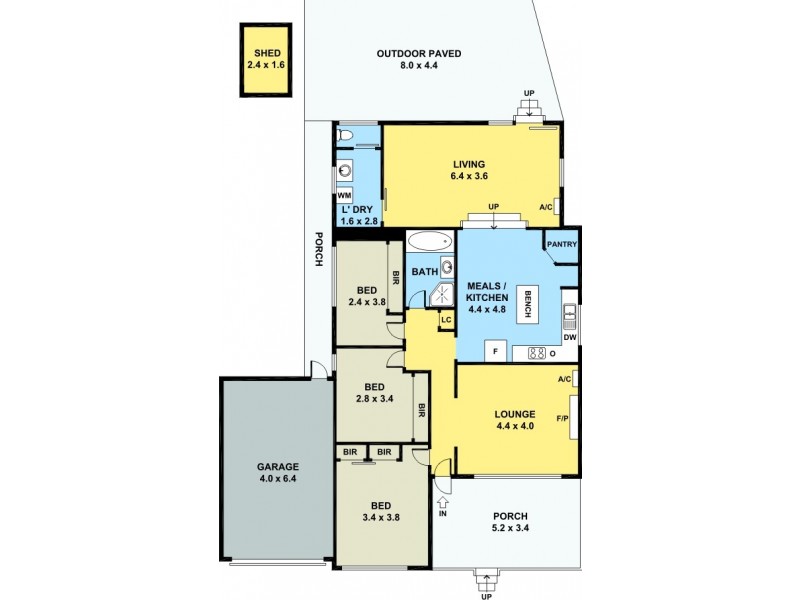 30 Diane Crescent, Mooroolbark VIC 3138 Floorplan