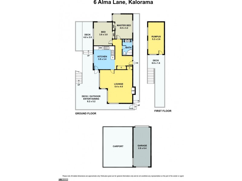 Kalorama VIC 3766 Floorplan