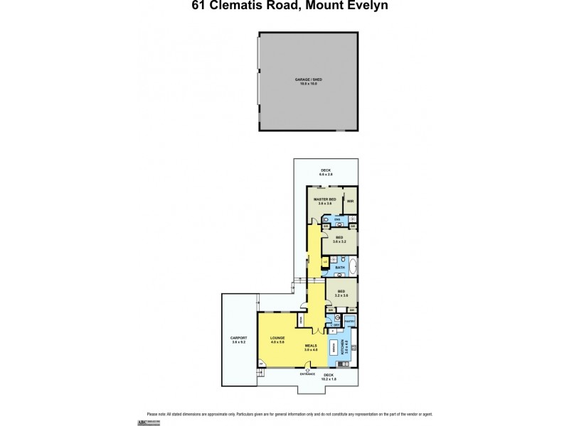 61 Clematis Road, Mount Evelyn VIC 3796 Floorplan