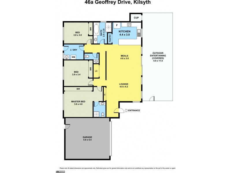 46a Geoffrey Drive, Kilsyth VIC 3137 Floorplan