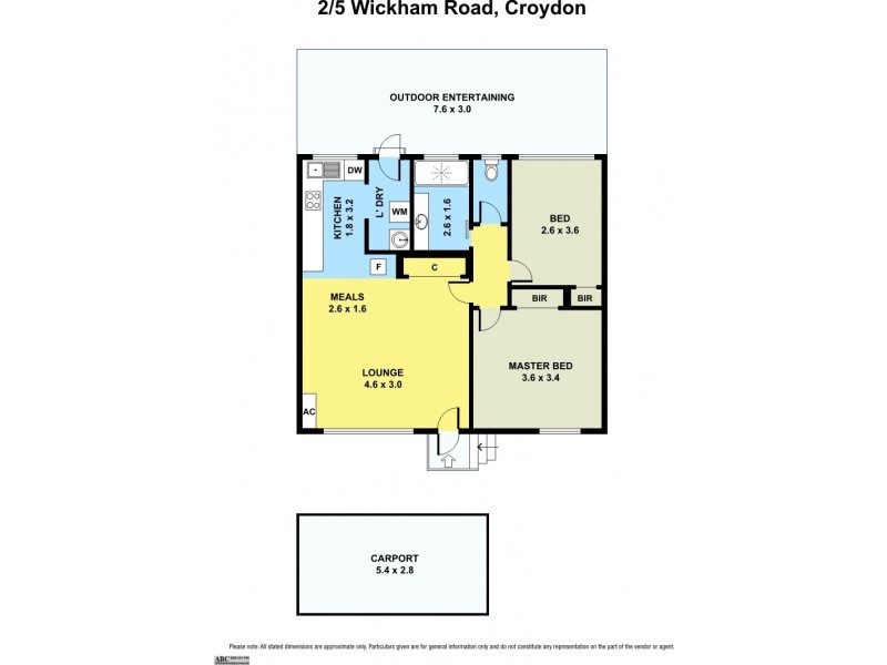 2/5 Wickham Road, Croydon VIC 3136 Floorplan