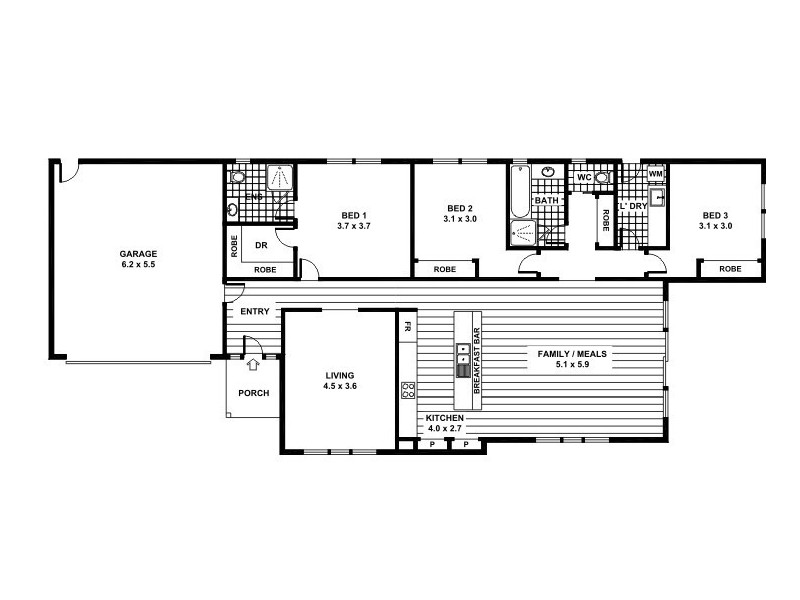 Wandin North VIC 3139 Floorplan