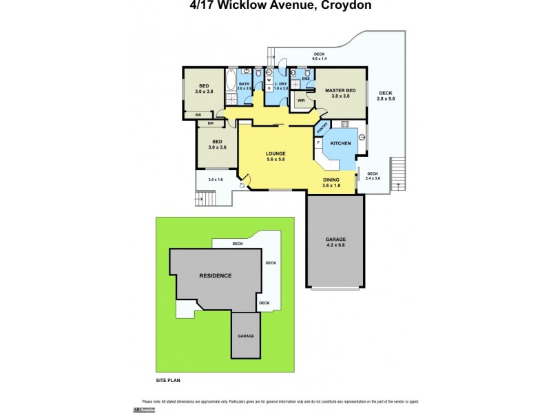 4/17 Wicklow Avenue, Croydon VIC 3136 Floorplan