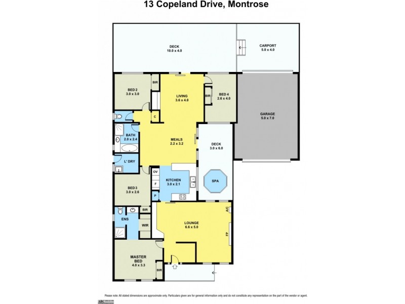 13 Copeland Drive, Montrose VIC 3765 Floorplan
