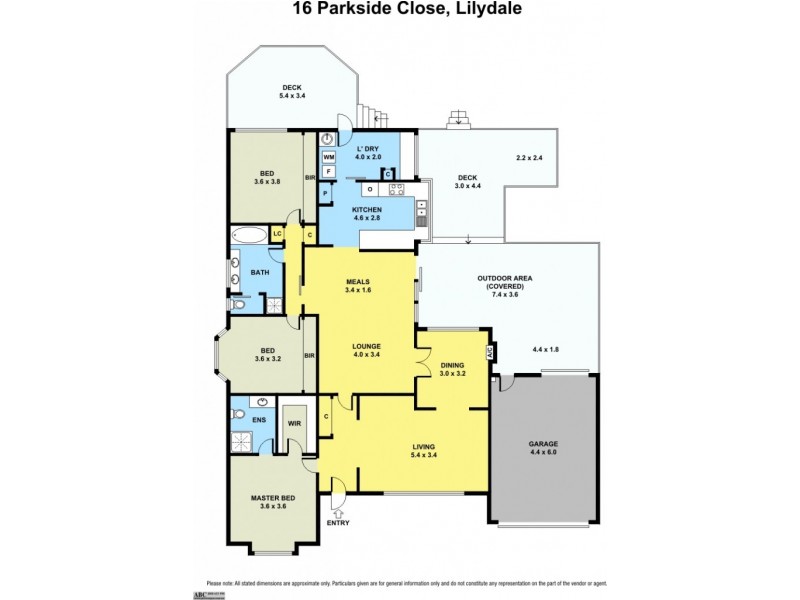 16 Parkside Close, Lilydale VIC 3140 Floorplan