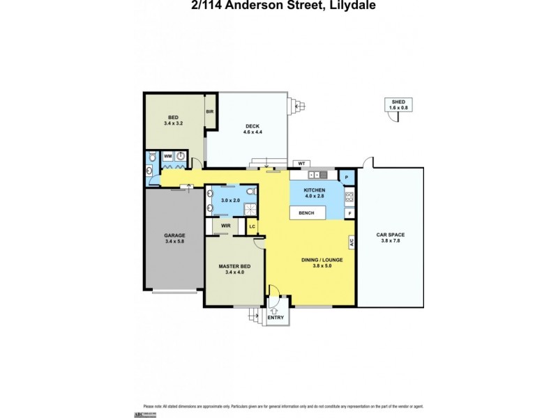 Unit 2/114 Anderson Street, Lilydale VIC 3140 Floorplan