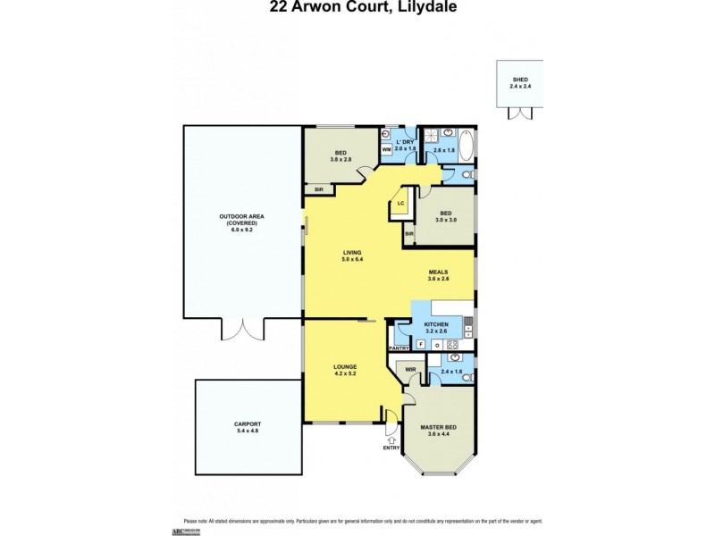 22 Arwon Court, Lilydale VIC 3140 Floorplan