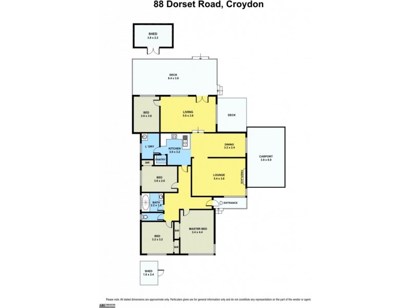 88 Dorset Road, Croydon VIC 3136 Floorplan