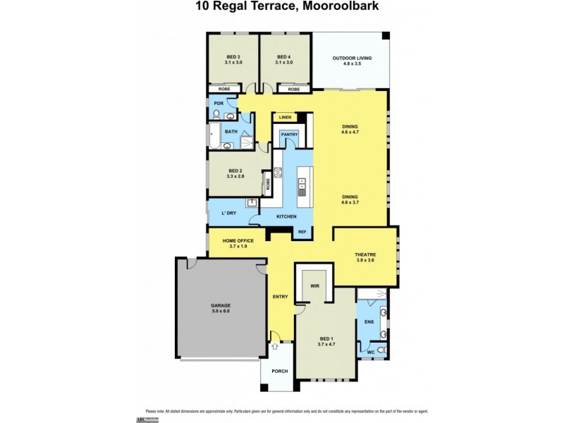 10 Regal Terrace, Mooroolbark VIC 3138 Floorplan