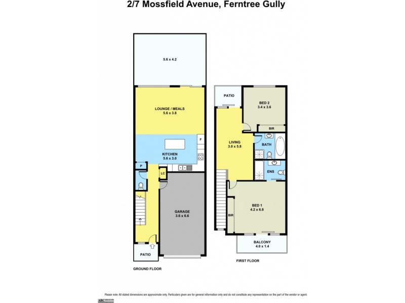 2/7 Mossfield Avenue, Ferntree Gully VIC 3156 Floorplan