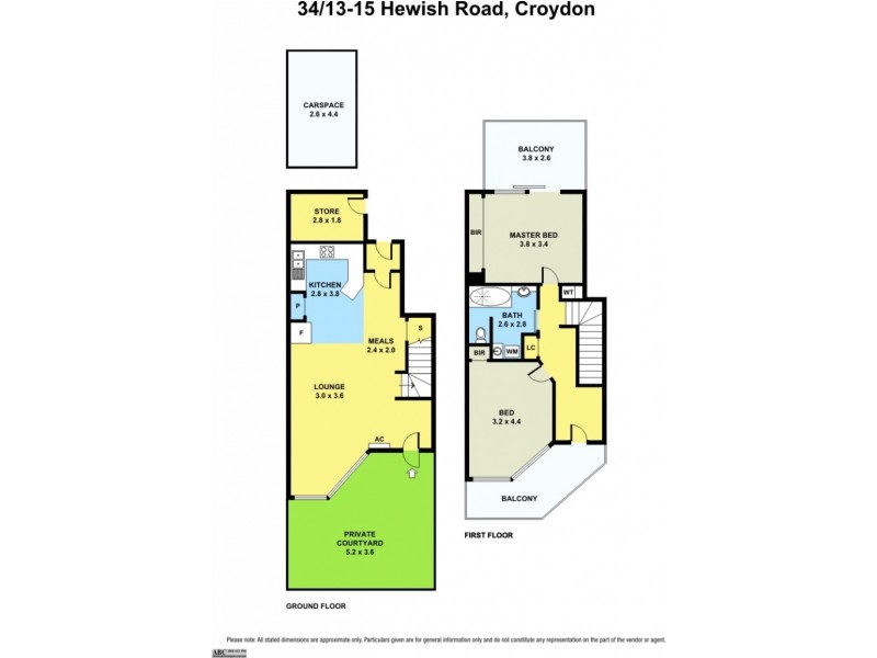 34/13-15 Hewish Road (off Lacey St), Croydon VIC 3136 Floorplan